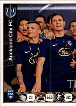 2015-16 Panini FIFA 365 The Golden World of Football Stickers #687 Auckland City FC The Navy Blues Front