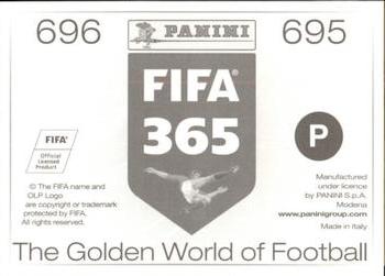 2015-16 Panini FIFA 365 The Golden World of Football Stickers #695 / 696 Michael den Heijer / Colin Murphy Back