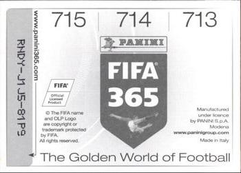 2015-16 Panini FIFA 365 The Golden World of Football Stickers #713 / 714 / 715 André André / Rúben Neves / Giannelli Imbula Back