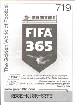 2015-16 Panini FIFA 365 The Golden World of Football Stickers #719 Yacine Brahimi Back