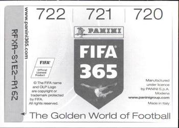 2015-16 Panini FIFA 365 The Golden World of Football Stickers #720 / 721 / 722 Bruno Martins Indi / Héctor Herrera / Alberto Bueno Back
