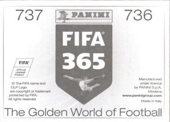 2015-16 Panini FIFA 365 The Golden World of Football Stickers #736  / 737 Luís Neto / Igor Smolnikov Back