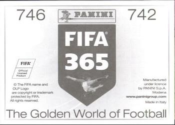 2015-16 Panini FIFA 365 The Golden World of Football Stickers #742 / 746 Oleg Shatov / Viktor Fayzulin Back
