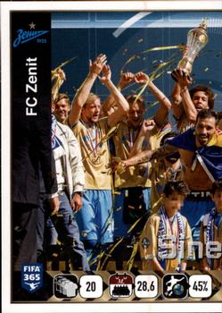 2015-16 Panini FIFA 365 The Golden World of Football Stickers #747 FC Zenit Sine-belo-golubye Front