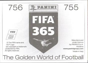 2015-16 Panini FIFA 365 The Golden World of Football Stickers #755 / 756 Artur Yusupov / Danny Back