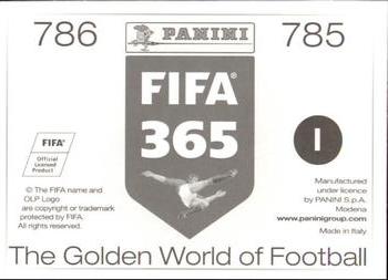 2015-16 Panini FIFA 365 The Golden World of Football Stickers #785 / 786 Wesley Sneijder / Emre Çolak Back
