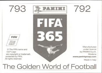 2015-16 Panini FIFA 365 The Golden World of Football Stickers #792 / 793 Esteban Conde / Luis Mejía Back
