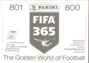 2015-16 Panini FIFA 365 The Golden World of Football Stickers #800 / 801 Mathías Abero / Gonzalo Porras Back