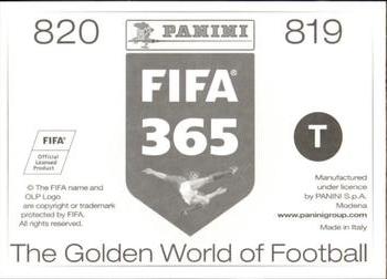 2015-16 Panini FIFA 365 The Golden World of Football Stickers #819 / 820 Rodrigo Amaral / Sebastián Abreu Back