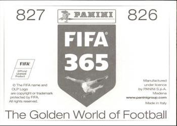 2015-16 Panini FIFA 365 The Golden World of Football Stickers #826 / 827 Gianni Rodríguez / Gonzalo Viera Back