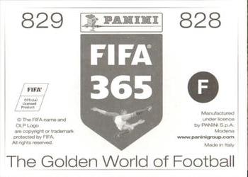 2015-16 Panini FIFA 365 The Golden World of Football Stickers #828 / 829 Matías Aguirregaray / Carlos Luque Back