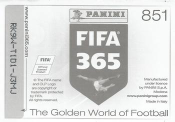 2015-16 Panini FIFA 365 The Golden World of Football Stickers #851 Argentina Back