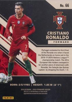 2019-20 Panini Gold Standard - Fine #66 Cristiano Ronaldo Back