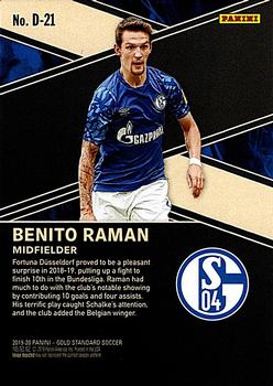 2019-20 Panini Gold Standard - Dynamic #D-21 Benito Raman Back