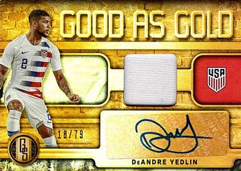 2019-20 Panini Gold Standard - Good as Gold Autographed Memorabilia #GG-DAY DeAndre Yedlin Front