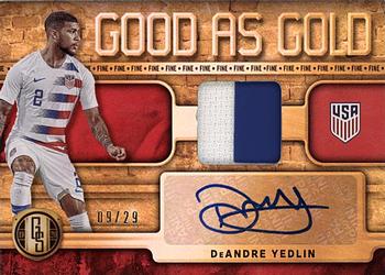 2019-20 Panini Gold Standard - Good as Gold Autographed Memorabilia Fine #GG-DAY DeAndre Yedlin Front