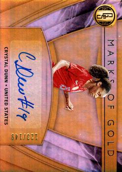 2019-20 Panini Gold Standard - Marks of Gold #MG-CDU Crystal Dunn Front