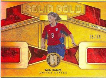 2019-20 Panini Gold Standard - Solid Gold Fine #SG-10 Mia Hamm Front