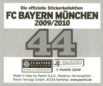 2009-10 Panini FC Bayern München Stickers #44 Andreas Görlitz Back