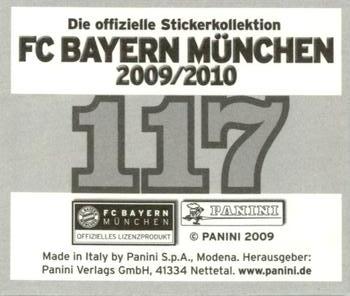 2009-10 Panini FC Bayern München Stickers #117 Thomas Muller Back