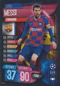 2019-20 Topps Match Attax UEFA Champions League International #BAR 11 Lionel Messi Front