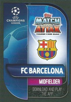 2019-20 Topps Match Attax UEFA Champions League International #BAR 14 Arturo Vidal Back