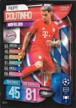 2019-20 Topps Match Attax UEFA Champions League International #BAY 14 Philippe Coutinho Front