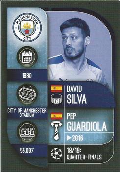 2019-20 Topps Match Attax UEFA Champions League International #MCY 1 Manchester City Team Badge Back