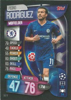 2019-20 Topps Match Attax UEFA Champions League International #CHE 15 Pedro Rodriguez Front