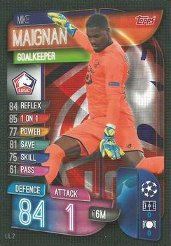 2019-20 Topps Match Attax UEFA Champions League International #LIL 2 Mike Maignan Front