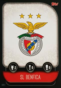 2019-20 Topps Match Attax UEFA Champions League International #BEN 1 Benfica Team Badge Front