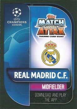 2019-20 Topps Match Attax UEFA Champions League International - MVP 2019/20 #C-REA Luka Modric Back