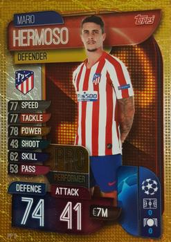 2019-20 Topps Match Attax UEFA Champions League International - Pro Performer #PP3 Mario Hermoso Front
