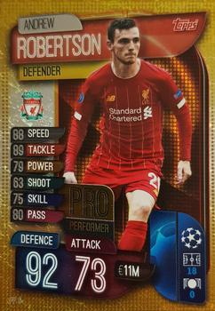 2019-20 Topps Match Attax UEFA Champions League International - Pro Performer #PP6 Andrew Robertson Front