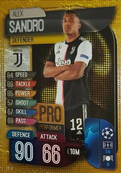 2019-20 Topps Match Attax UEFA Champions League International - Pro Performer #PP9 Alex Sandro Front