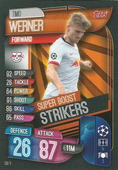 2019-20 Topps Match Attax UEFA Champions League International - Super Boost Strikers #SBI5 Timo Werner Front