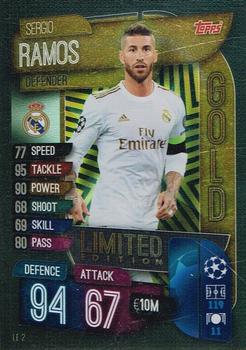 2019-20 Topps Match Attax UEFA Champions League International - Limited Edition #LE2 Sergio Ramos Front