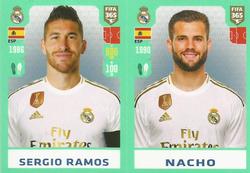2020 Panini FIFA 365 Grey #109 Sergio Ramos / Nacho Fernandez Front