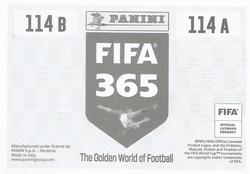 2020 Panini FIFA 365 Grey #114 Isco / Eden Hazard Back