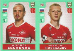 2020 Panini FIFA 365 Grey #287 Andrei Eschenko / Nikolay Rasskazov Front