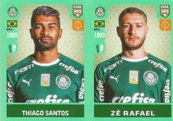 2020 Panini FIFA 365 Grey #353 Thiago Santos / Ze Rafael Front