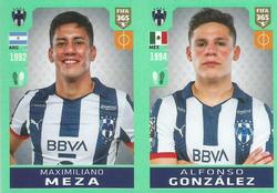 2020 Panini FIFA 365 Grey #370 Maximiliano Meza / Alfonso González Front