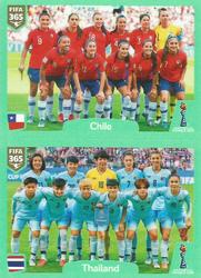 2020 Panini FIFA 365 Grey #406 Chile / Thailand Front