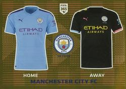 2020 Panini FIFA 365 Blue #43 Manchester City T-Shirt Front