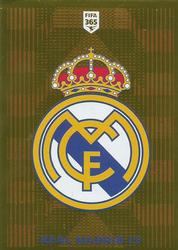 2020 Panini FIFA 365 Blue #115 Real Madrid CF Logo Front