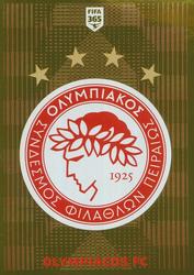 2020 Panini FIFA 365 Blue #211 Olympiacos Logo Front