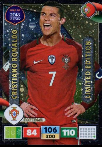 2017 Panini Adrenalyn XL Road to 2018 World Cup - XXL Limited Edition #NNO Cristiano Ronaldo Front