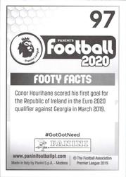 2019-20 Panini Football 2020 #97 Conor Hourihane Back