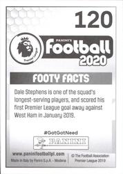 2019-20 Panini Football 2020 #120 Dale Stephens Back