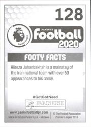 2019-20 Panini Football 2020 #128 Alireza Jahanbakhsh Back